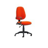 Dynamic Permanent Contact Backrest Task Operator Chair Loop Arms Eclipse I Tabasco Red Seat Without Headrest High Back
