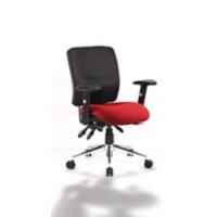 Dynamic Independent Seat & Back Task Operator Chair Height Adjustable Arms Chiro Bergamot Cherry Seat Without Headrest Medium Back