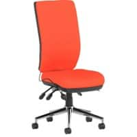 Dynamic Independent Seat & Back Task Operator Chair Without Arms Chiro Tabasco Red Without Headrest High Back