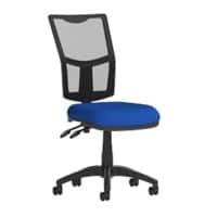 Dynamic Permanent Contact Backrest Task Operator Chair Without Arms Eclipse II Black Back, Admiral blue Seat