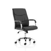 dynamic Executive Chair Basic Tilt Bonded leather Fixed Armrest Black 110 kg Carter Luxury 580 x 600 x 1,120 mm