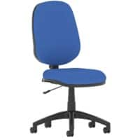 Dynamic Permanent Contact Backrest Task Operator Chair Without Arms Eclipse I Blue Seat Without Headrest High Back