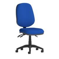 Dynamic Independent Seat & Back Task Operator Chair Without Arms Eclipse Plus III Stevia Blue Seat Without Headrest High Back