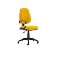Dynamic Permanent Contact Backrest Task Operator Chair Loop Arms Eclipse I Senna Yellow Seat Without Headrest High Back
