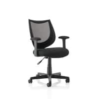 dynamic Camden Operator Chair Basic Tilt Mesh Optional Armrest Black 120 kg Camden 610 x 610 x 860 mm