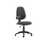 Dynamic Permanent Contact Backrest Task Operator Chair Height Adjustable Arms Eclipse Plus I Charcoal Seat Without Headrest High Back