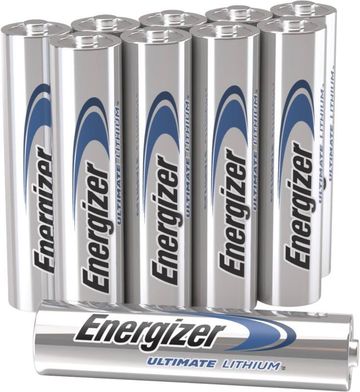 Energizer Battery Ultimate Lithium AAA 1500 mAh Lithium (Li) 1.5 V Pack of 10