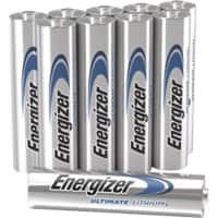 Energizer Battery Ultimate Lithium AAA 1500 mAh Lithium (Li) 1.5 V Pack of 10