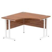 dynamic Impulse Corner Desk Corner Walnut Cantilever 1,200 (W) x 1,200 (D) x 730 (H) mm MFC (Melamine Faced Chipboard)