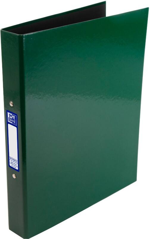 OXFORD 25 mm Ring Binder Cardboard, Paper A4+ 2 Rings Green Classy