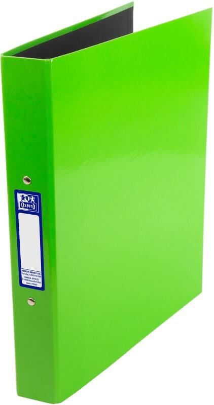 OXFORD 25 mm Ring Binder Cardboard, Paper A4+ 2 Rings Green Classy
