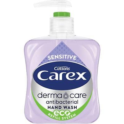 Carex Dermacare Hand Soap Refill Antibacterial Liquid Purple 90775 250 ml