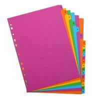 Concord Brights Index A-Z A4 Assorted Colours 20 Part