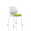 Dynamic Visitor Chair Florence Seat Myrrh Green Without Arms Fabric