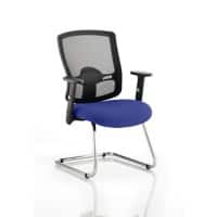 dynamic Portland Visitor Chair Height-Adjustable Armrest Blue 115 kg Portland 650 x 590 x 920 mm