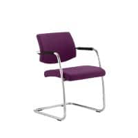 dynamic Havanna Visitor Chair Fixed Armrest Purple 115 kg Havanna 560 x 660 x 840 mm