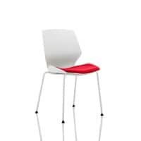 Dynamic Visitor Chair Florence Seat Bergamot Cherry Without Arms Fabric