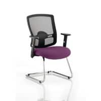 dynamic Portland Visitor Chair Height-Adjustable Armrest Purple 115 kg Portland 650 x 590 x 920 mm