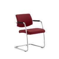 dynamic Havanna Visitor Chair Fixed Armrest Red 115 kg Havanna 560 x 660 x 840 mm