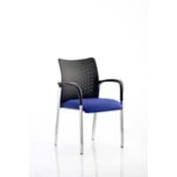 dynamic Academy Visitor Chair Fixed Armrest Blue Academy 620 x 570 x 870 mm