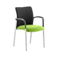 dynamic Academy Visitor Chair Fixed Armrest Green Academy 620 x 570 x 870 mm