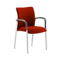 dynamic Academy Visitor Chair Fixed Armrest Tabasco Orange 620 x 570 x 870 mm