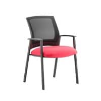 dynamic Metro Visitor Chair Fixed Armrest Bergamot Cherry 115 kg Metro 600 x 510 x 870 mm