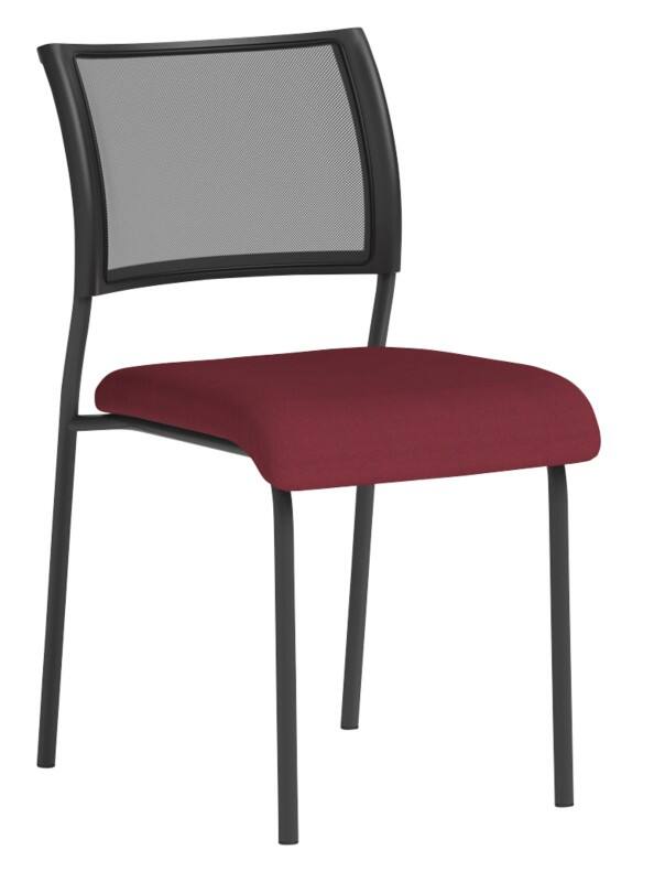 dynamic Brunswick Visitor Chair Red 115 kg 550 x 610 x 840 mm