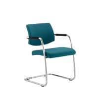 dynamic Havanna Visitor Chair Fixed Armrest Maringa Teal 115 kg Havanna 560 x 660 x 840 mm