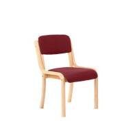 Dynamic Visitor Chair Madrid Seat Ginseng Chilli Without Arms Fabric