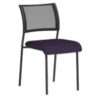 dynamic Brunswick Visitor Chair Purple 115 kg 550 x 610 x 840 mm
