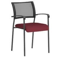 dynamic Brunswick Visitor Chair Fixed Armrest Red 115 kg Brunswick 550 x 610 x 840 mm