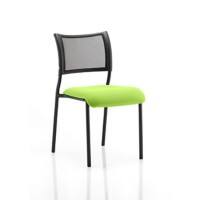 Dynamic Visitor Chair Brunswick Seat Myrrh Green Without Arms Fabric