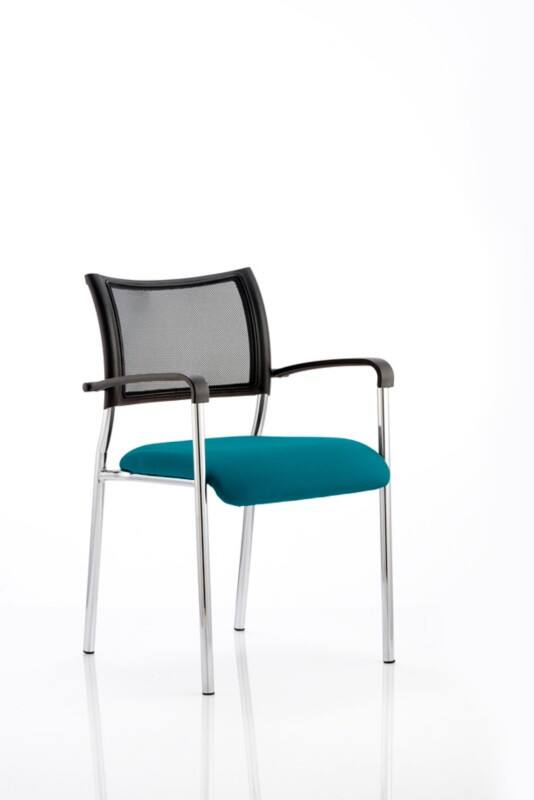 dynamic Brunswick Visitor Chair Fixed Armrest Maringa Teal 115 kg Brunswick 550 x 610 x 840 mm