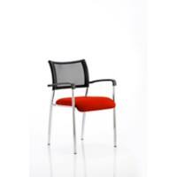 dynamic Brunswick Visitor Chair Fixed Armrest Tabasco Orange 115 kg 550 x 610 x 840 mm