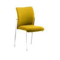 Dynamic Visitor Chair Academy Seat Senna Yellow Without Arms Fabric