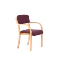 Dynamic Visitor Chair Madrid Seat Tansy Purple With Arms Fabric