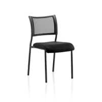 Dynamic Visitor Chair Brunswick Seat Black Without Arms Fabric Black