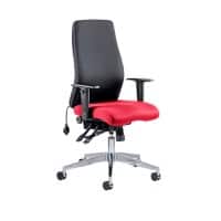Dynamic Independent Seat & Back Posture Chair Height Adjustable Arms Onyx Ergo Bergamot Cherry Seat Without Headrest High Back
