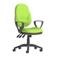 Dynamic Independent Seat & Back Task Operator Chair Myrrh Green Fabric Loop Arms Eclipse Plus XL Myrrh Green Seat Without Headrest High Back