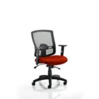 dynamic Portland Operator Chair Basic Tilt Fabric Height-Adjustable Armrest Red 125 kg Portland II 620 x 600 x 910 mm