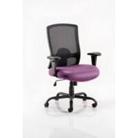 Dynamic Tilt & Lock Heavy Duty Chair Height Adjustable Arms Portland HD Tansy purple Seat Without Headrest High Back