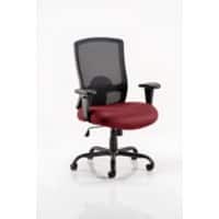 dynamic Portland Heavy Duty Chair Basic Tilt Fabric Height-Adjustable Armrest Red 205 kg Portland HD 750 x 710 x 1,050 mm