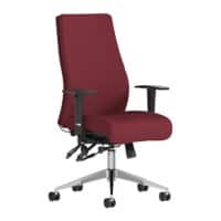 dynamic Onyx Ergo Posture Chair Permanent Contact Fabric Height-Adjustable Armrest Red 135 kg Onyx Ergo 610 x 670 x 1,210 mm