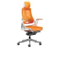 dynamic Zure Executive Chair Synchro Tilt Mesh Fabric Height-Adjustable Armrest Orange 135 kg Zure Executive 690 x 700 x 1,225 mm