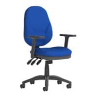 dynamic Operator Chair Permanent Contact Fabric Height-Adjustable Armrest Blue 120 kg Eclipse Plus XL 670 x 670 x 1,000 mm