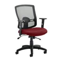 Dynamic Independent Seat & Back Task Operator Chair Height Adjustable Arms Portland II Ginseng Chilli Seat Without Headrest Medium Back