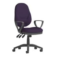 dynamic Eclipse XL III Operator Chair Permanent Contact Fabric Fixed Armrest Purple 120 kg Eclipse Plus XL 670 x 670 x 1,000 mm