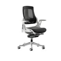 dynamic Zure Executive Chair Synchro Tilt Mesh Fabric Height-Adjustable Armrest Charcoal, White 135 kg Zure 690 x 700 x 1,015 mm