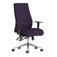 Dynamic Independent Seat & Back Posture Chair Height Adjustable Arms Onyx Tansy Purple Seat Without Headrest High Back